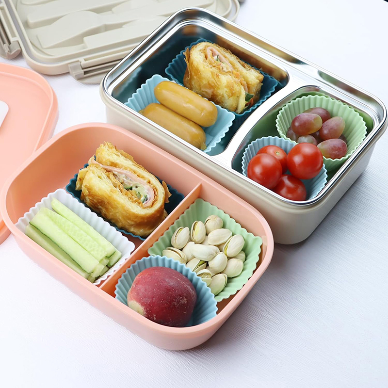 4/10/12 pz Silicone riutilizza - Meal Prep Bowl recensione e prezzo