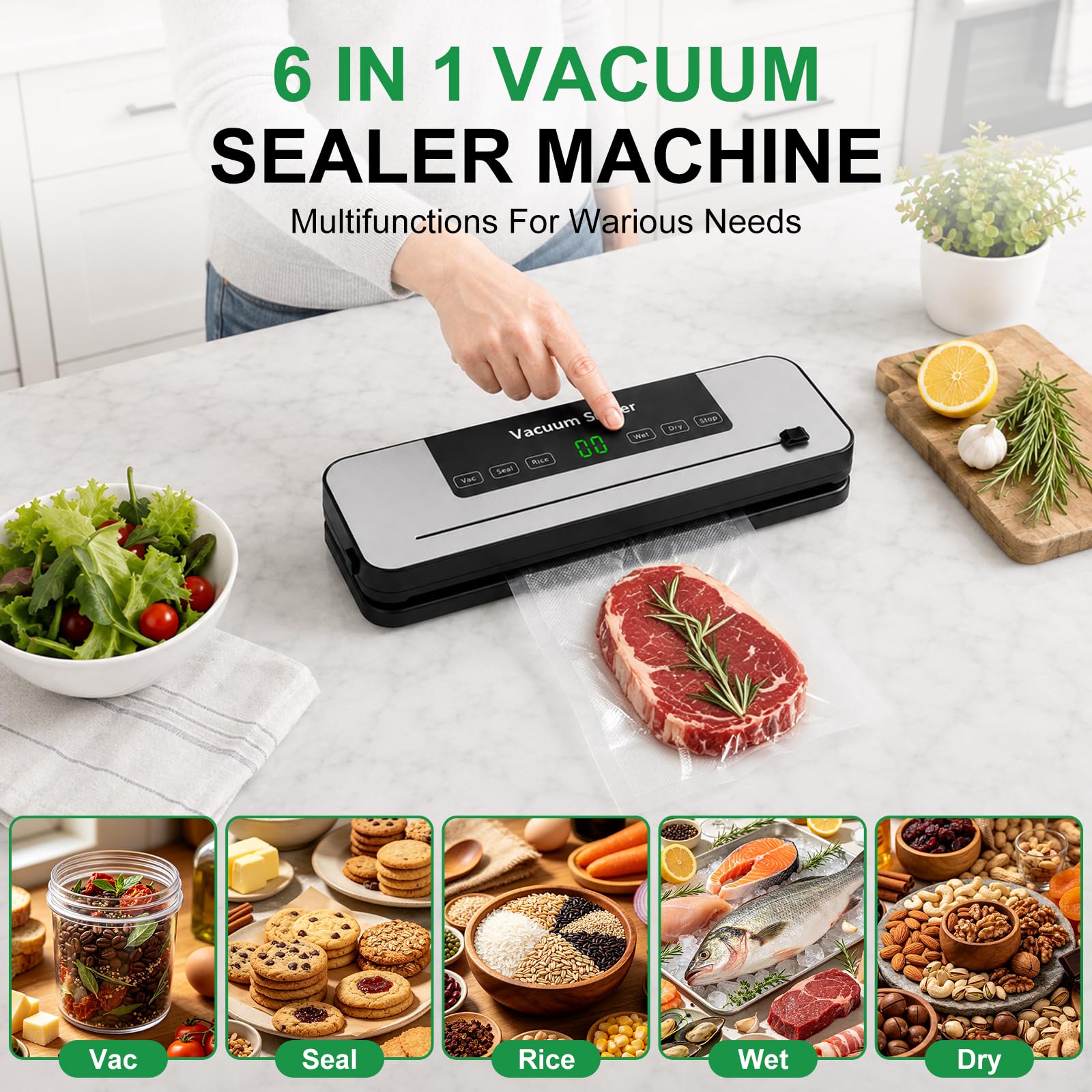Macchina sigillatrice sottovuo - Meal Prep With Rice recensione e prezzo